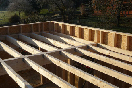 Ossature bois, plancher BM Couverture Rénovation