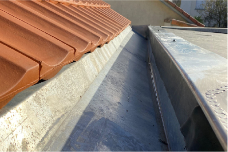 Installation chéneau zinc en Loire-Atlantique